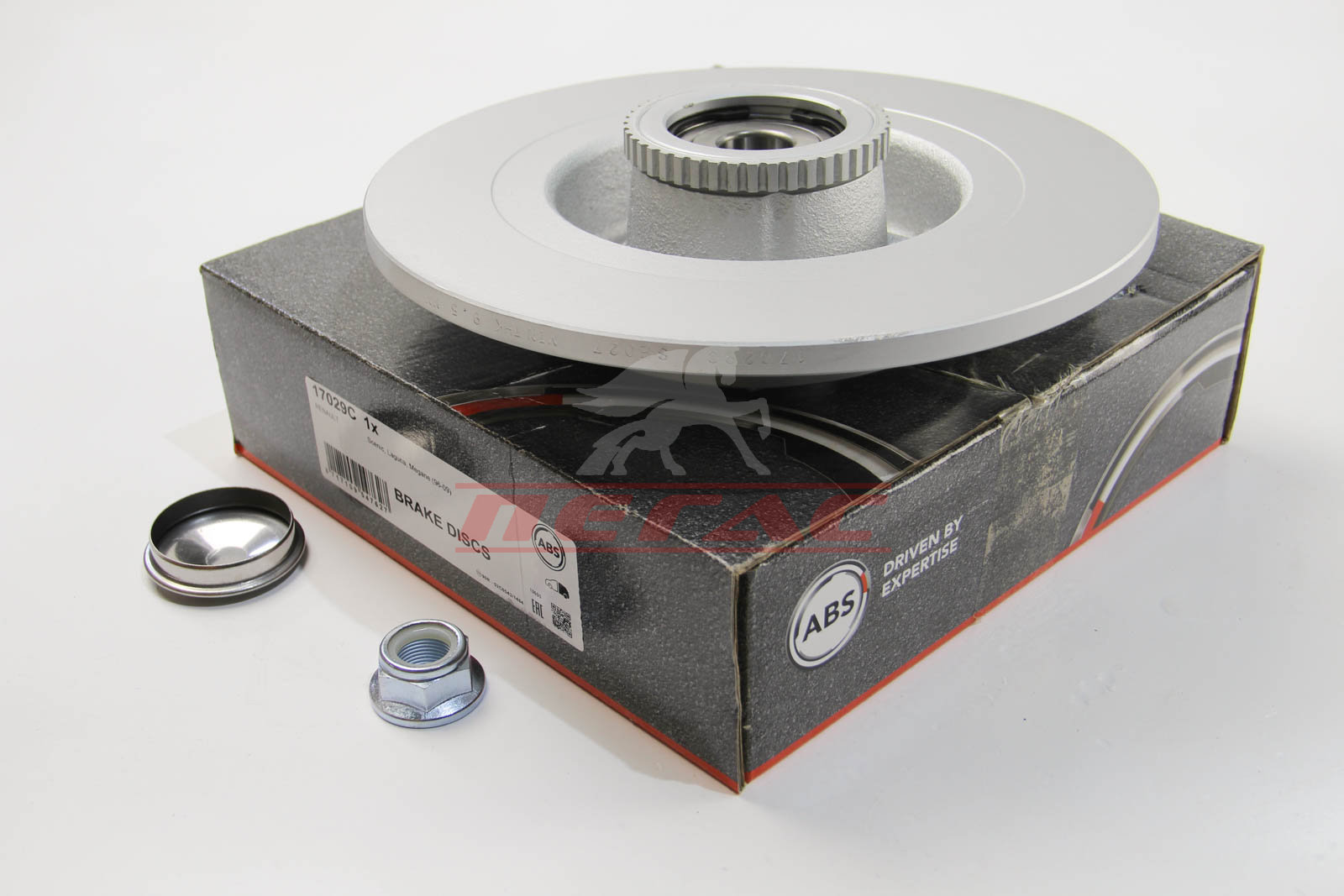 Гальмівний диск задн. Scenic Laguna Megane 99-09 (з підшипником)