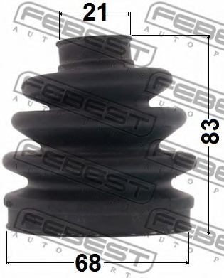 Пильник ШРУСА (внутрішній) Ford Fiesta Fusion 01-08