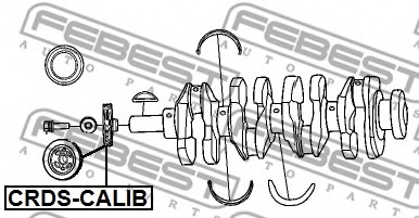 Шків колінвалу Dodge Caliber 06-