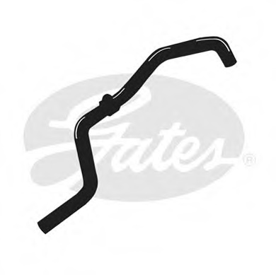 Патрубок радіатора опалювача (вхід.) Logan Sandero 1.4 1.6i 04-