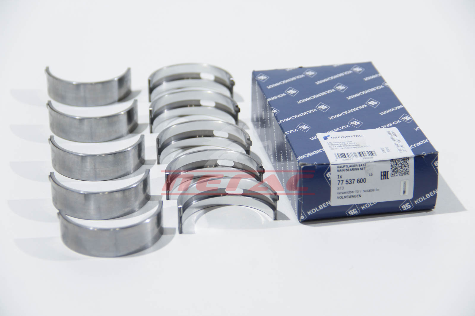 Вкладиші корінні VW Caddy III T5 2.0 EcoFuel 03-15 (STD)