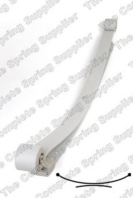 Ресора задня MB Sprinter VW Crafter 06- (комплект 2 листа) (70 740 753)