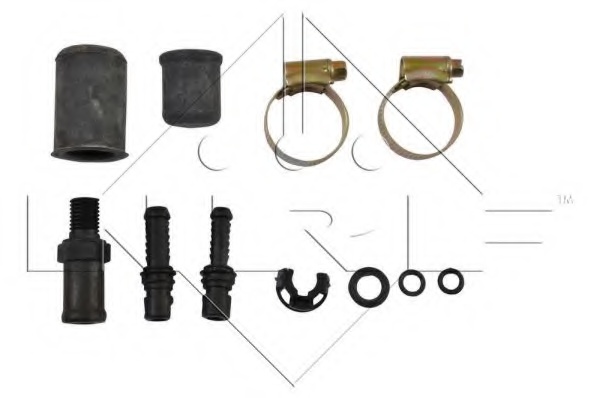 Радіатор охолодження Citroen Berlingo Peugeot Partner 96- (554x376x27)