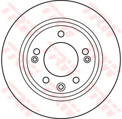 Гальмівний диск зад. Hyundai Tucson, i30, ix35 Kia Ceed, Sportage 05-