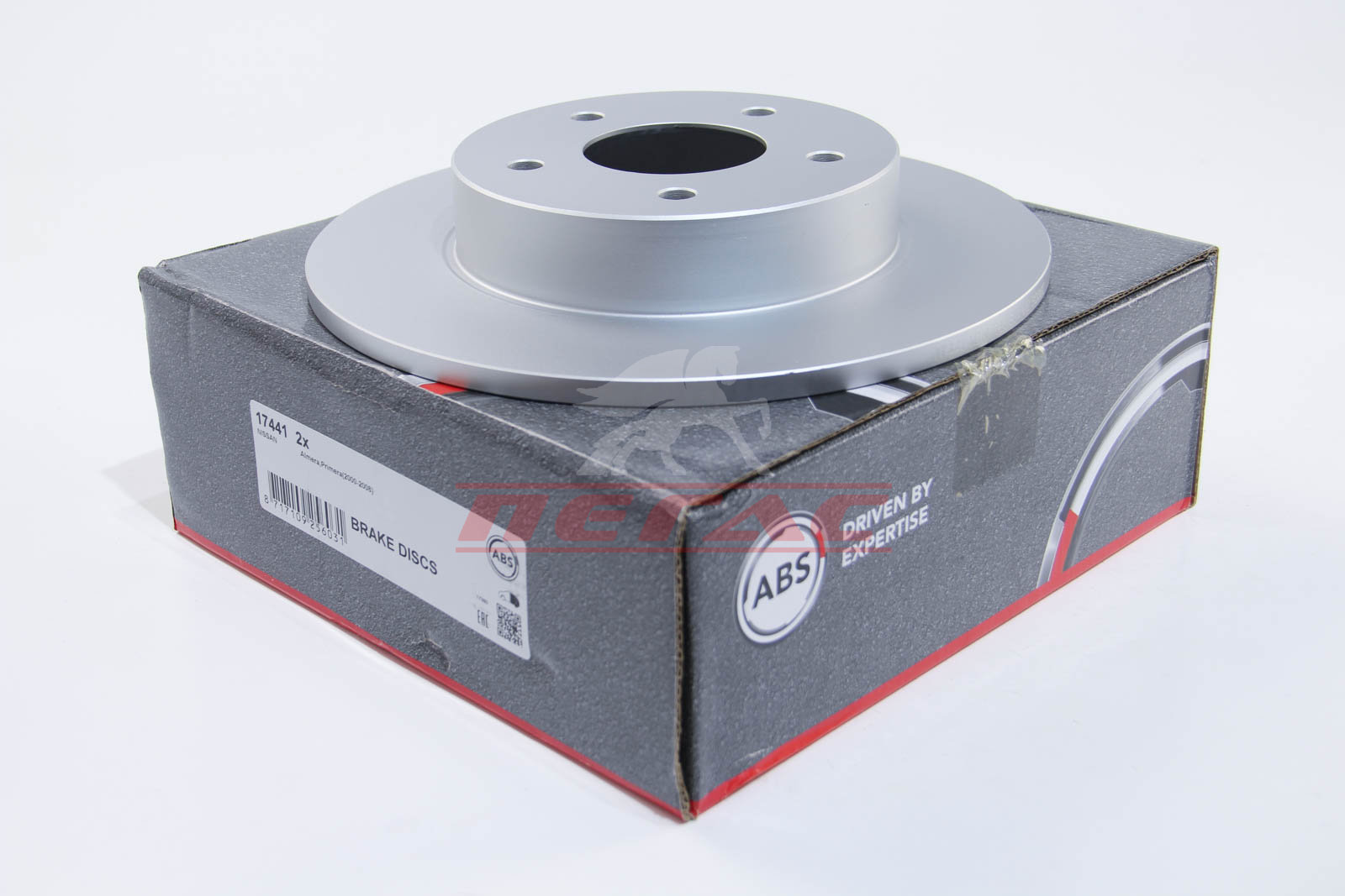 Гальмівний диск задн. Primera Almera 00-08