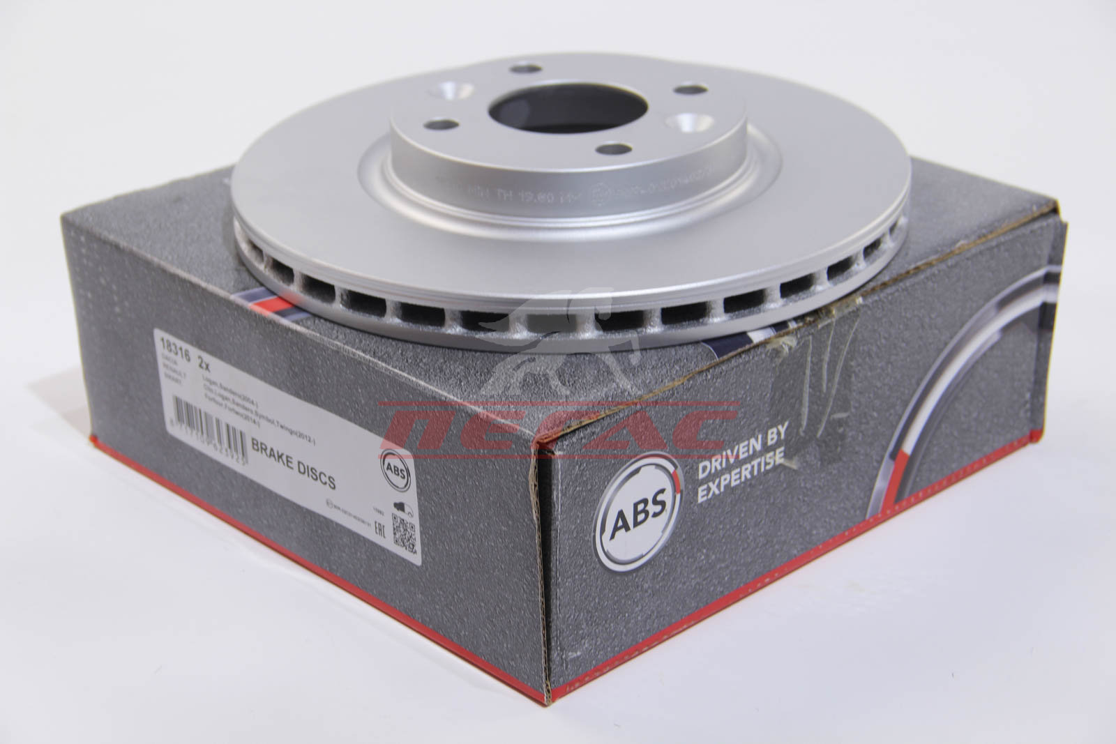 Гальмівний диск перед. Clio Fortwo Logan Sandero Symbol 12-