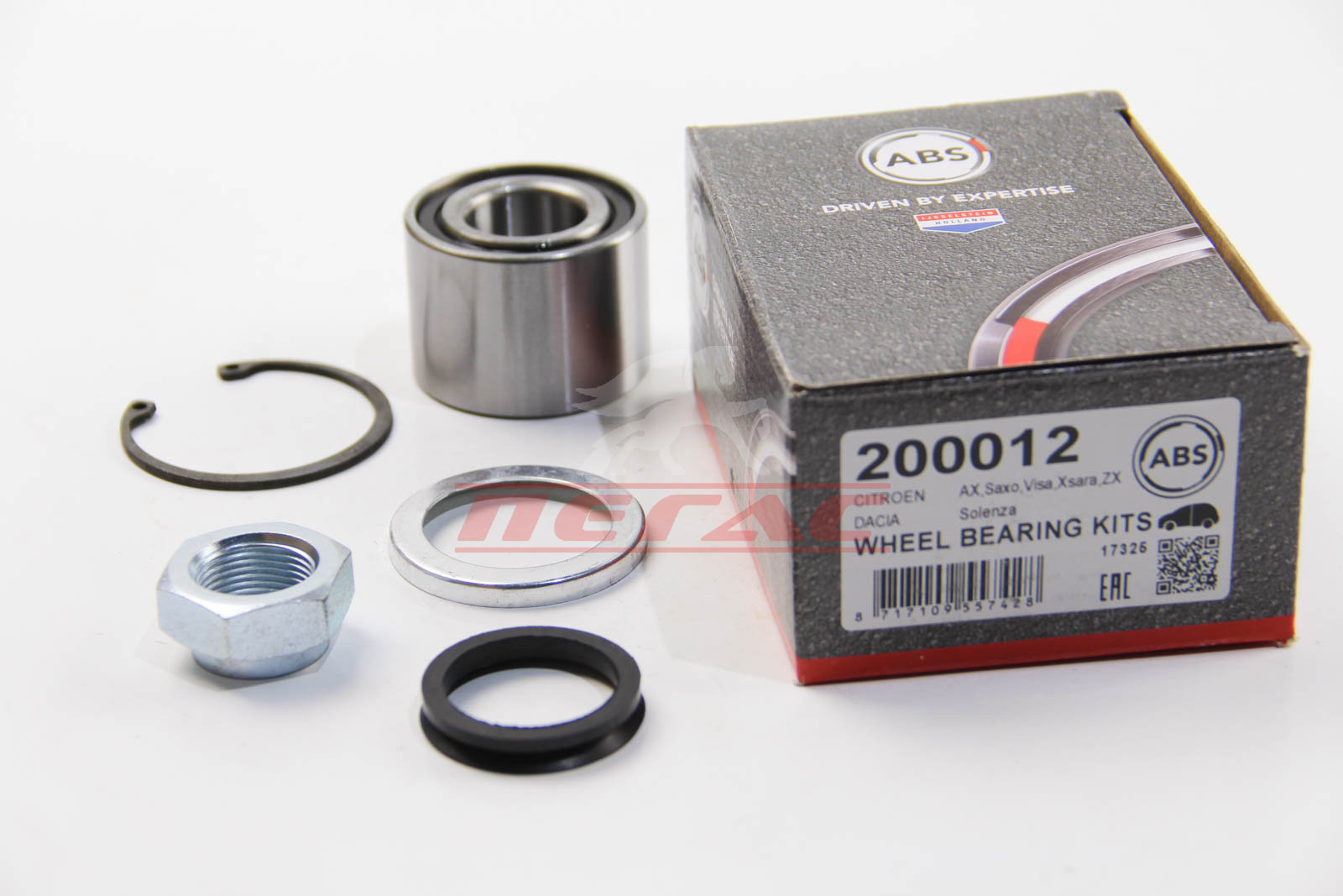 Підшипник маточини задн. Peugeot 106 205 206 306 309 83- (25x52x37)