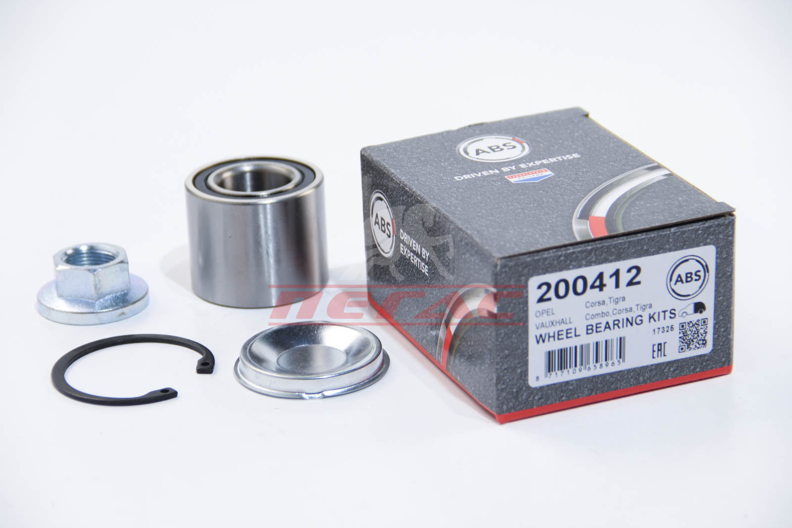 Підшипник маточини задн. Opel Corsa C 00-09 Tigra 00-05 (барабанні гальма)