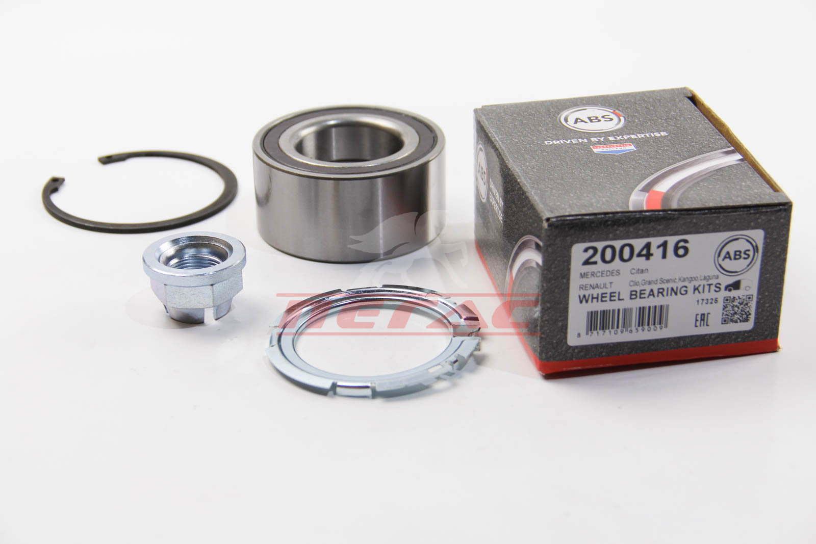 Підшипник маточини перед. Renault Kangoo 08- Laguna II 07-15 (45x83x39)