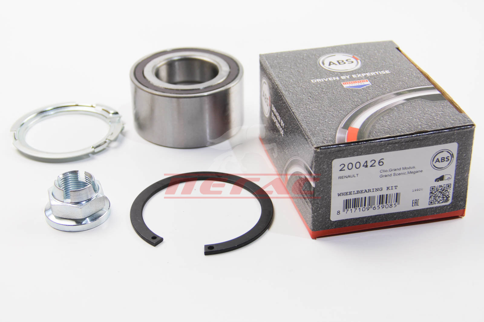 Підшипник маточини перед. Renault Clio 05- Megane 02-09