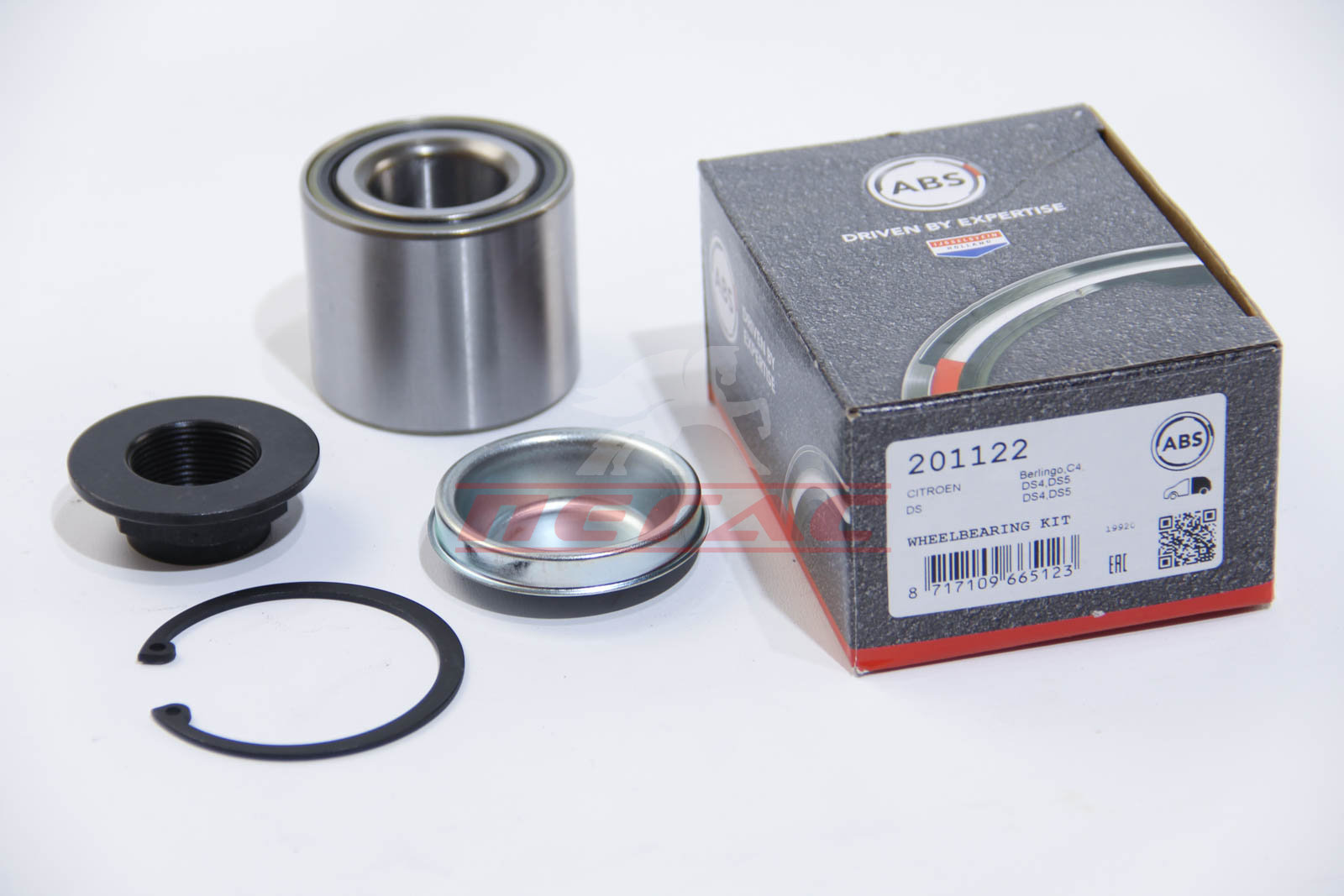 Підшипник маточини задн. Citroen Berlingo 08- (30x62x51)