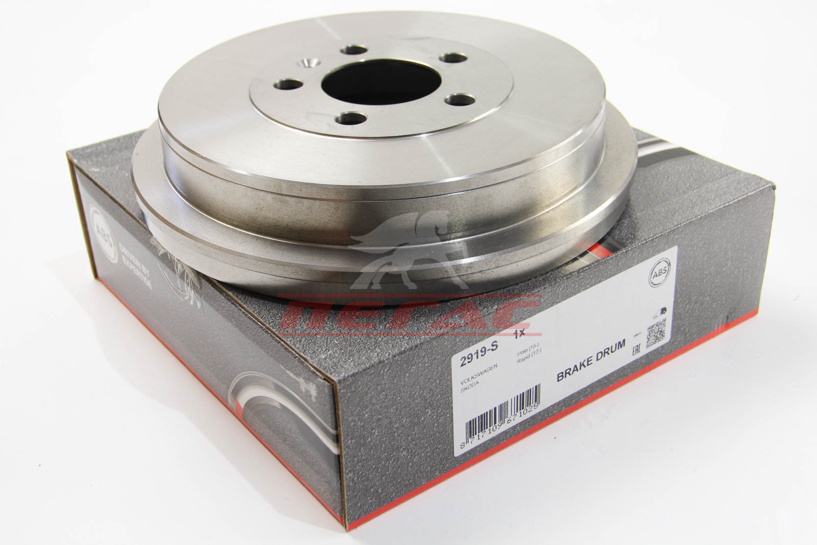 Барабан гальмівний (задній) Polo Rapid 15-