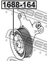 Ролик модуля натягувача ременя MERCEDES BENZ ML-CLASS 164 2004-2011