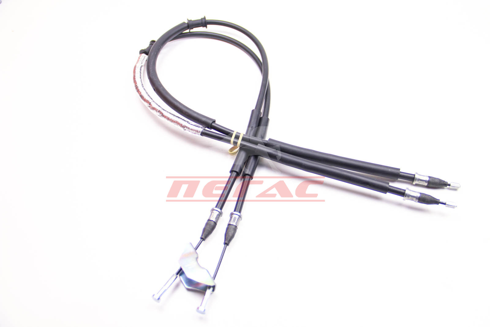 Трос ручного гальма зад. Astra G 98- (барабан) (1254 1060x2)