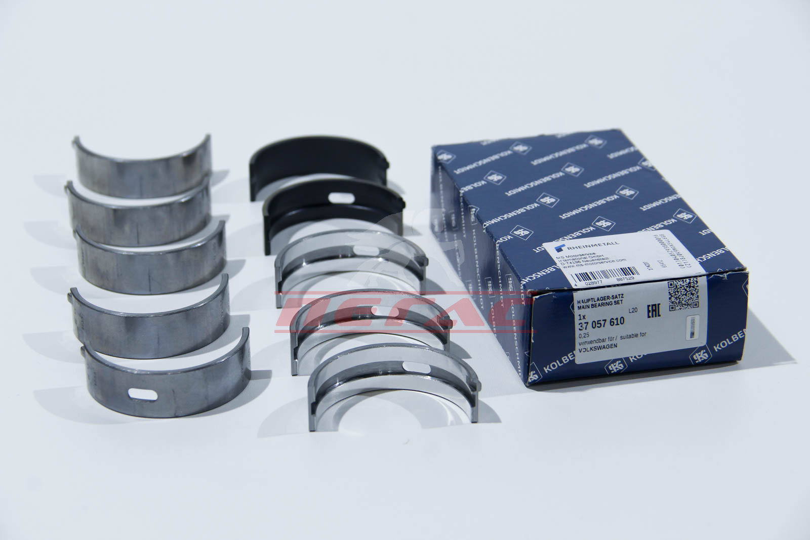 Вкладиші корінні VW Crafter Caddy T5 T6 1.6-2.0TDI 00- ( 0.25)