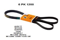 Ремень генератора 6PK1200 Kangoo 1.5dCi 1.6 16V 01> ( AC)