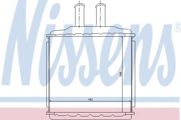 Радіатор пічки DAEWOO LACETTI 03-