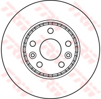 Гальмівний диск перед. Kangoo 08- (280x24)