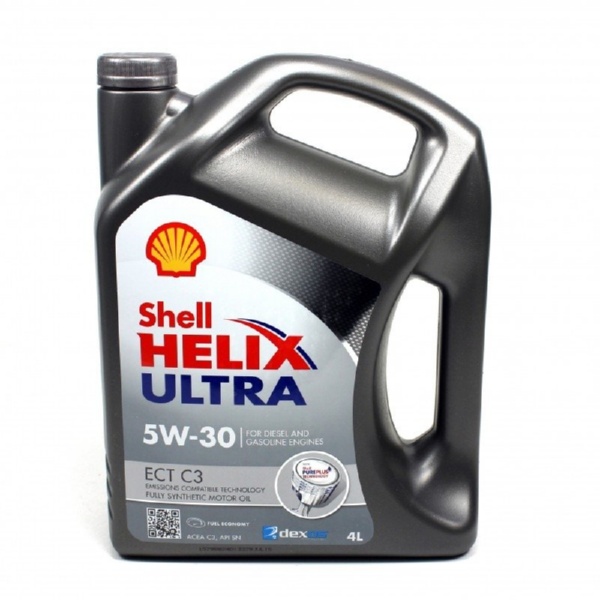 Мастило Shell Helix Ultra 5W-30 API SN CF, SL CF, ACEA A3 B3, A3 B4 4L
